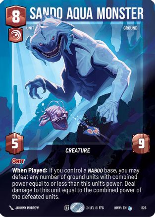 Sando Aqua Monster (Prestige) (826) - Homeworlds