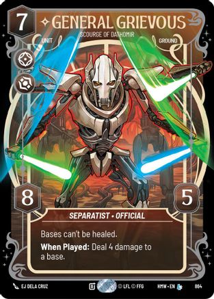 General Grievous - Scourge of Dathomir (Prestige Foil) (864) - Homeworlds Foil