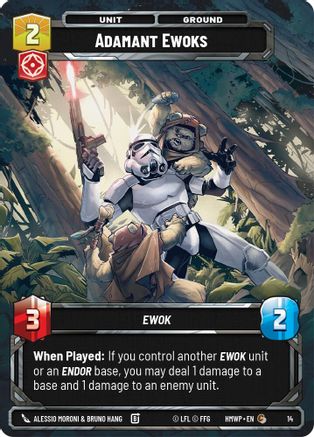 Adamant Ewoks (14) - Homeworlds Weekly Play Promos