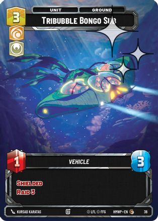 Tribubble Bongo Sub (Foil) (36) - Homeworlds Weekly Play Promos Foil