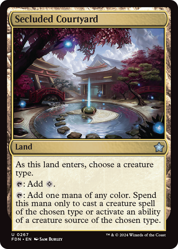 Secluded Courtyard [Foundations] | Eastridge Sports Cards & Games