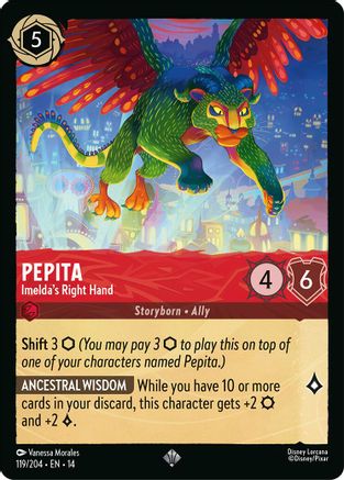 Pepita - Imelda's Right Hand (119/204) - Hyperia City Cold Foil