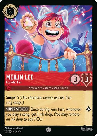 Meilin Lee - Ecstatic Fan (123/204) - Hyperia City Cold Foil