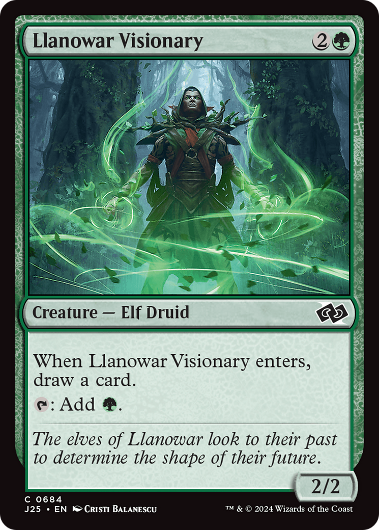 Llanowar Visionary [Foundations Jumpstart] | Eastridge Sports Cards & Games