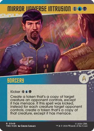 Mirror Universe Intrusion (Showcase) (Surge Foil) (TRK-548) - Star Trek Foil