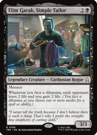 Elim Garak, Simple Tailor (TRK-106) - Star Trek