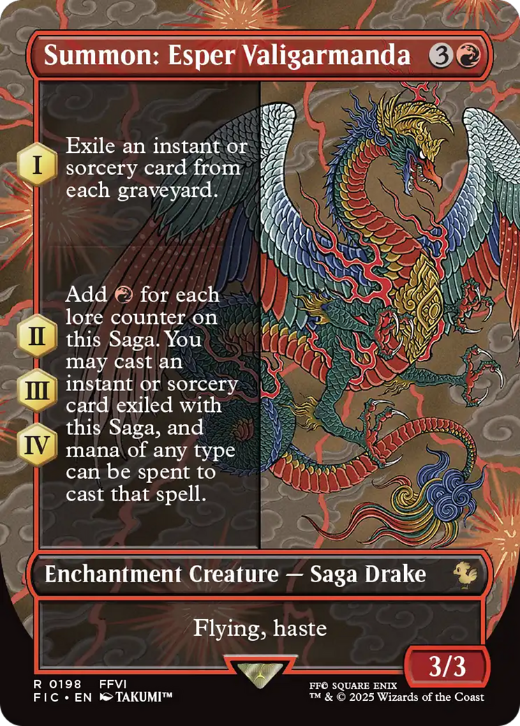 Summon: Esper Valigarmanda (Borderless) [FINAL FANTASY Commander] | Eastridge Sports Cards & Games