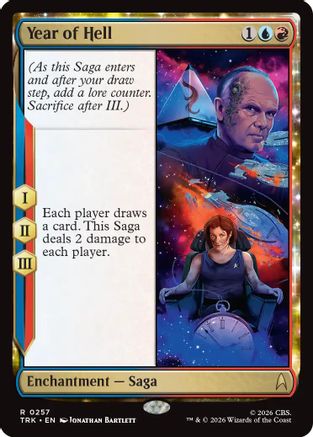 Year of Hell (TRK-257) - Star Trek Foil