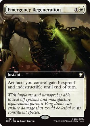 Emergency Regeneration (Extended Art) (TRC-219) - Commander: Star Trek