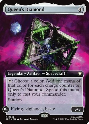 Queen's Diamond (Extended Art) (TRC-352) - Commander: Star Trek