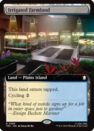 Irrigated Farmland (Extended Art) (TRC-388) - Commander: Star Trek