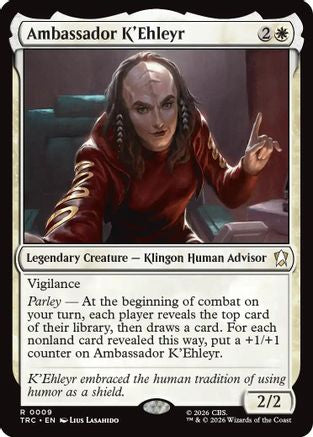 Ambassador K'Ehleyr (TRC-009) - Commander: Star Trek