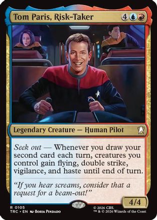 Tom Paris, Risk-Taker (TRC-105) - Commander: Star Trek