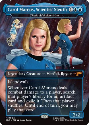 Carol Marcus, Scientist Sleuth - Thada Adel, Acquisitor (Borderless) (SDS-005) - Star Trek: Stardates Foil