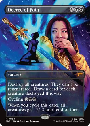 Decree of Pain (Borderless) (SDS-009) - Star Trek: Stardates Foil