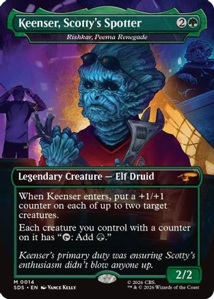 Keenser, Scotty's Spotter - Rishkar, Peema Renegade (Borderless) (SDS-014) - Star Trek: Stardates Foil