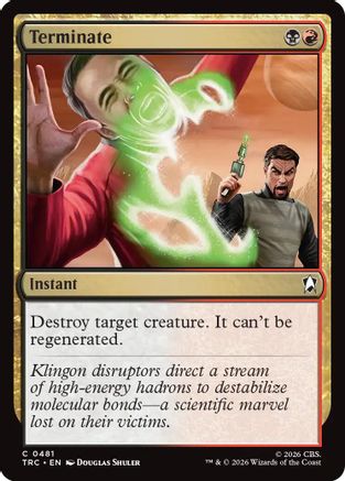 Terminate (TRC-481) - Commander: Star Trek