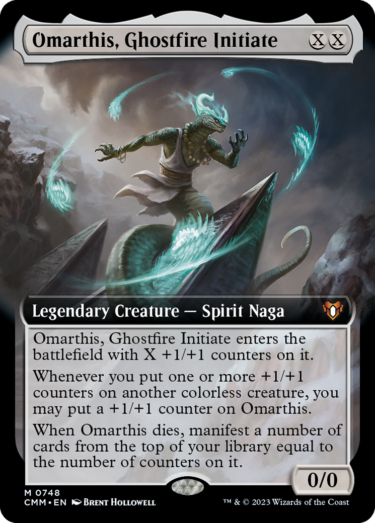 Omarthis, Ghostfire Initiate (Extended Art) [Commander Masters] | Eastridge Sports Cards & Games
