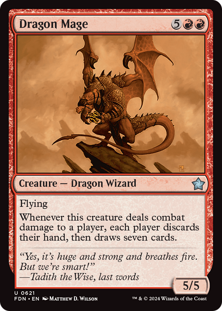 Dragon Mage [Foundations] | Eastridge Sports Cards & Games