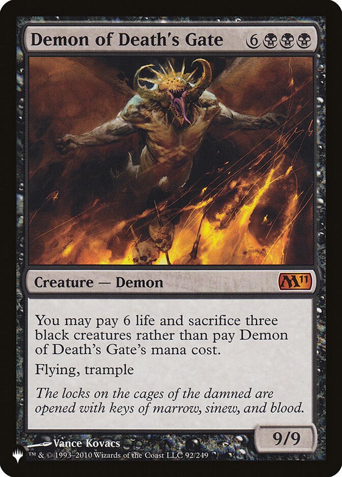 Demon of Death's Gate [The List] | Eastridge Sports Cards & Games