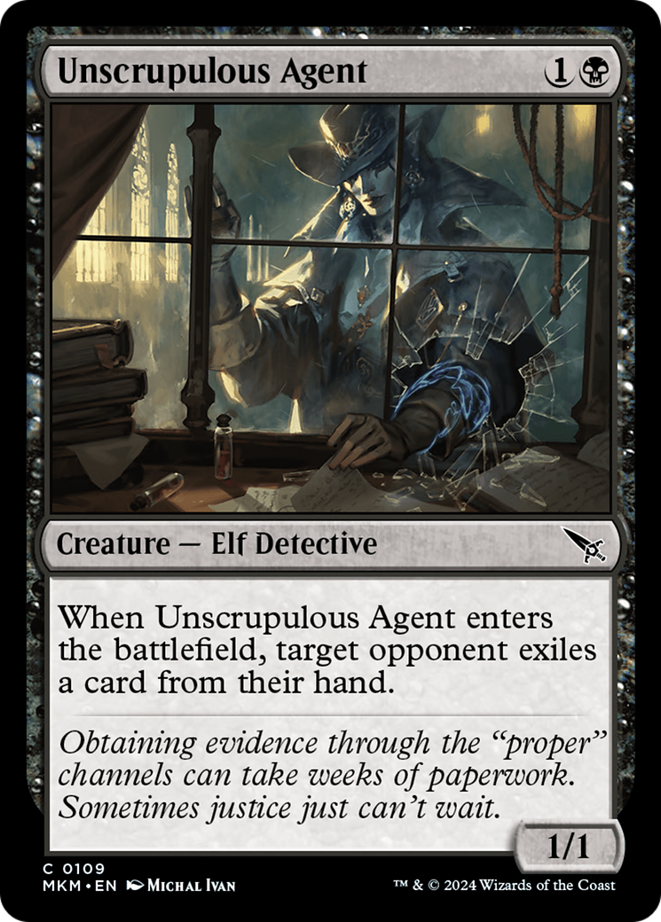 Unscrupulous Agent [Murders at Karlov Manor] | Eastridge Sports Cards & Games