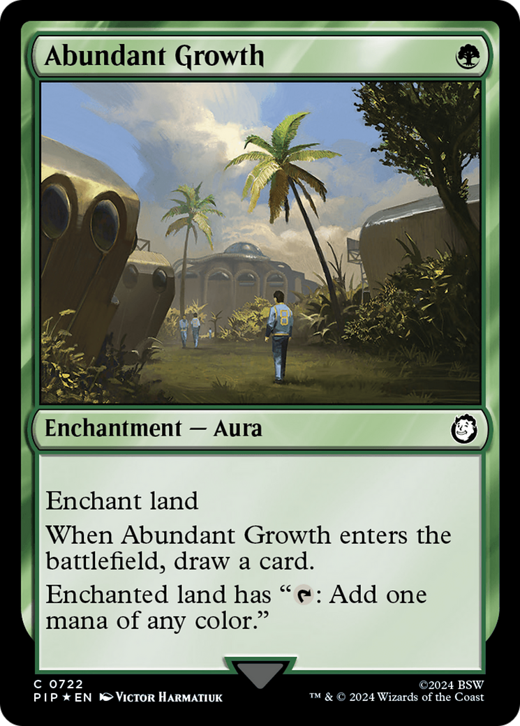 Abundant Growth (Surge Foil) [Fallout] | Eastridge Sports Cards & Games