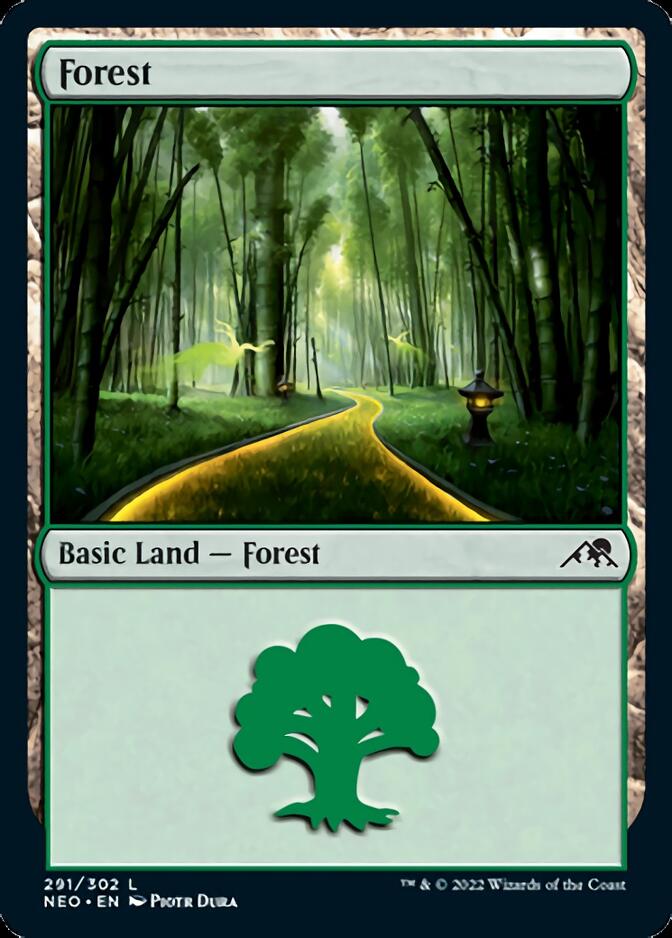 Forest (291) [Kamigawa: Neon Dynasty] | Eastridge Sports Cards & Games