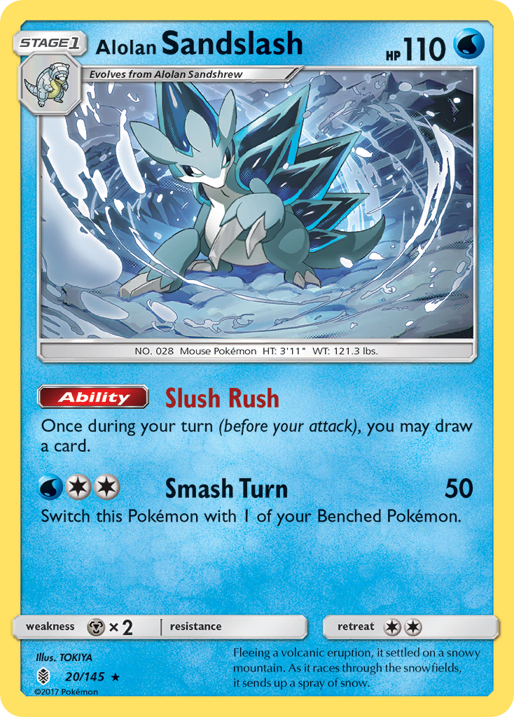 Alolan Sandslash (20/145) [Sun & Moon: Guardians Rising] | Eastridge Sports Cards & Games