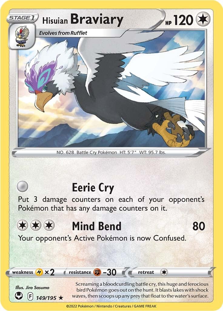 Hisuian Braviary (149/195) [Sword & Shield: Silver Tempest] | Eastridge Sports Cards & Games