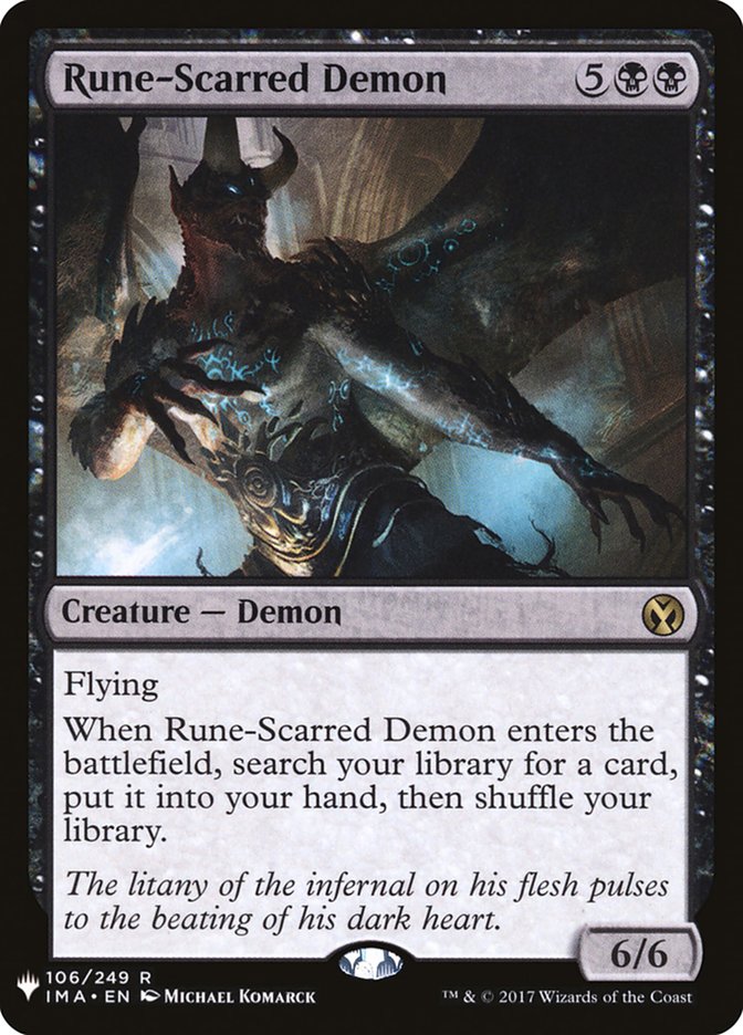 Rune-Scarred Demon [Mystery Booster] | Eastridge Sports Cards & Games
