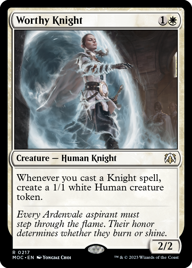 Worthy Knight [March of the Machine Commander] | Eastridge Sports Cards & Games