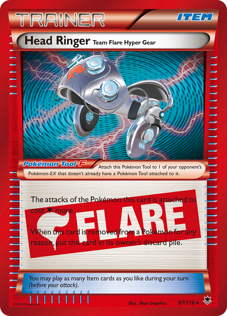 Head Ringer Team Flare Hyper Gear (97/119) [XY: Phantom Forces] | Eastridge Sports Cards & Games