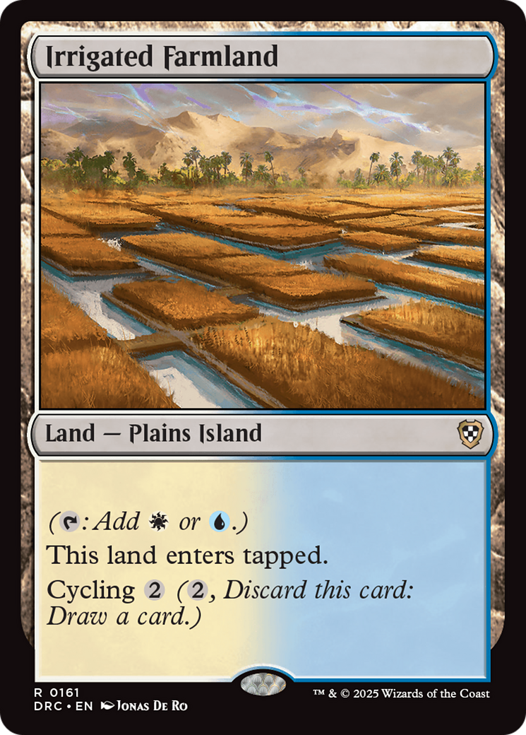Irrigated Farmland [Aetherdrift Commander] | Eastridge Sports Cards & Games