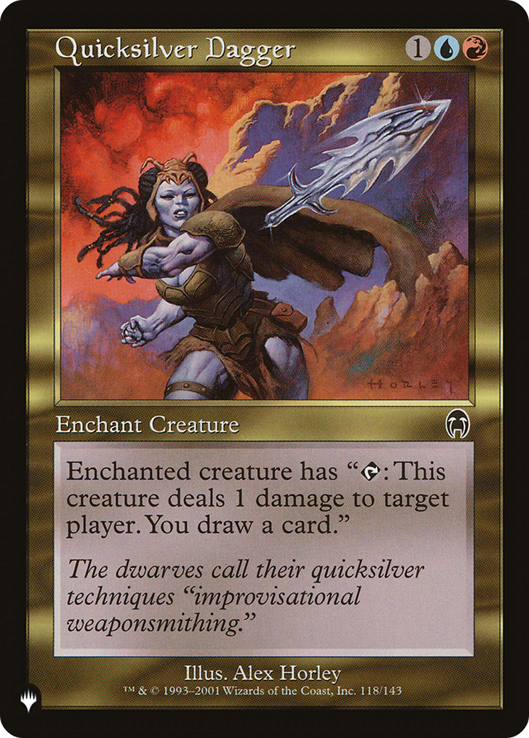 Quicksilver Dagger [The List] | Eastridge Sports Cards & Games