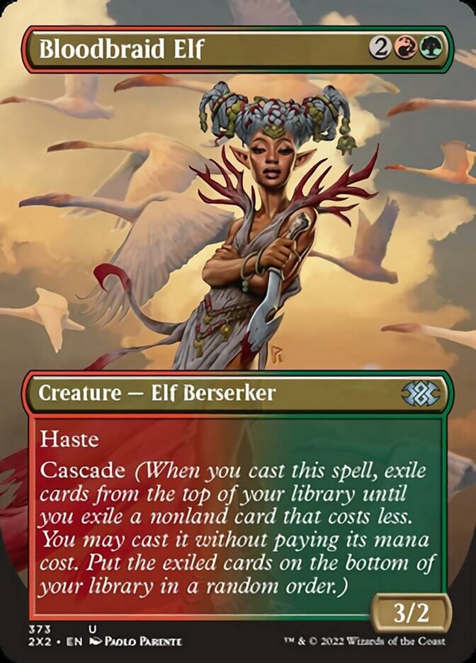 Bloodbraid Elf (Borderless Alternate Art) [Double Masters 2022] | Eastridge Sports Cards & Games