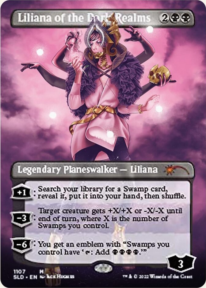 Liliana of the Dark Realms (Borderless) [Secret Lair Drop Series] | Eastridge Sports Cards & Games