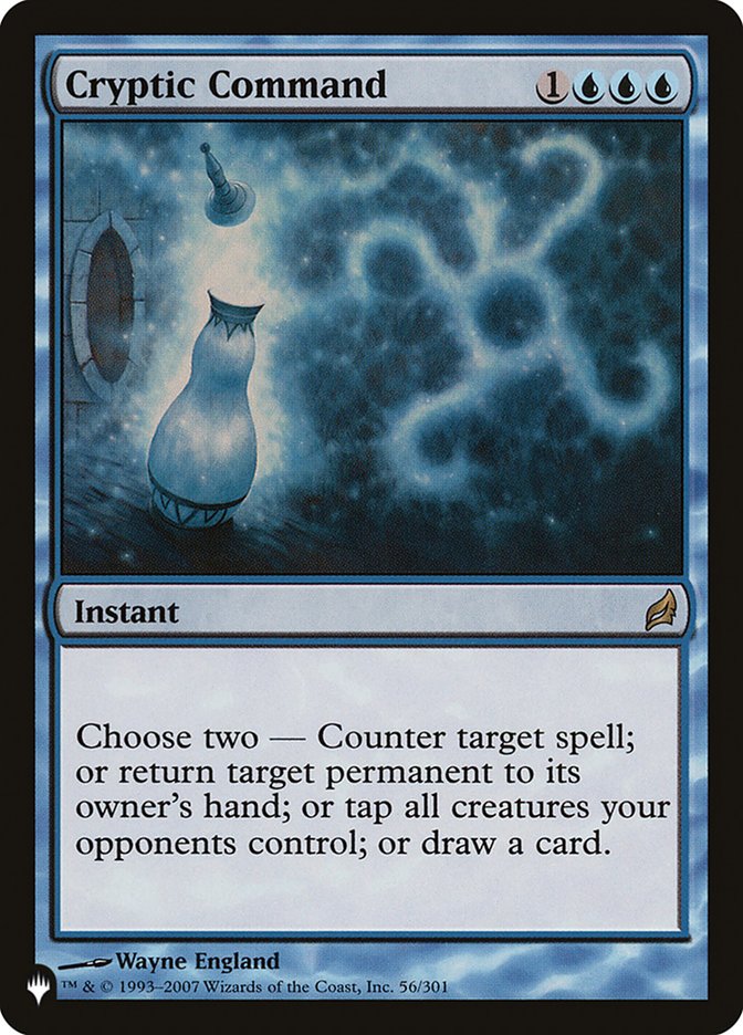 Cryptic Command [The List] | Eastridge Sports Cards & Games