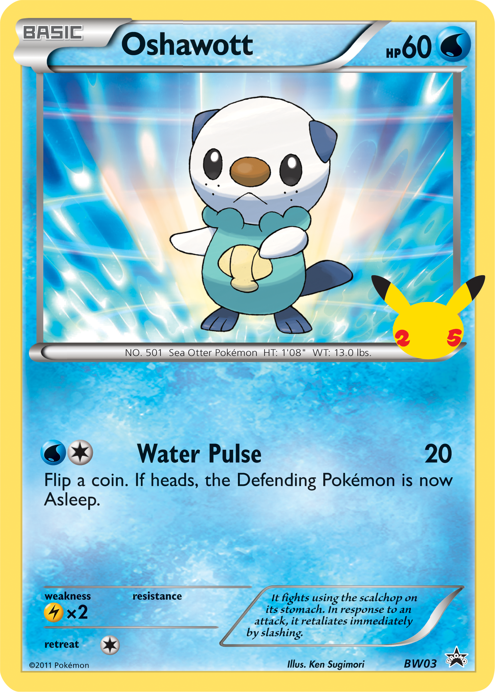 Oshawott (BW03) (Jumbo Card) [First Partner Pack] | Eastridge Sports Cards & Games