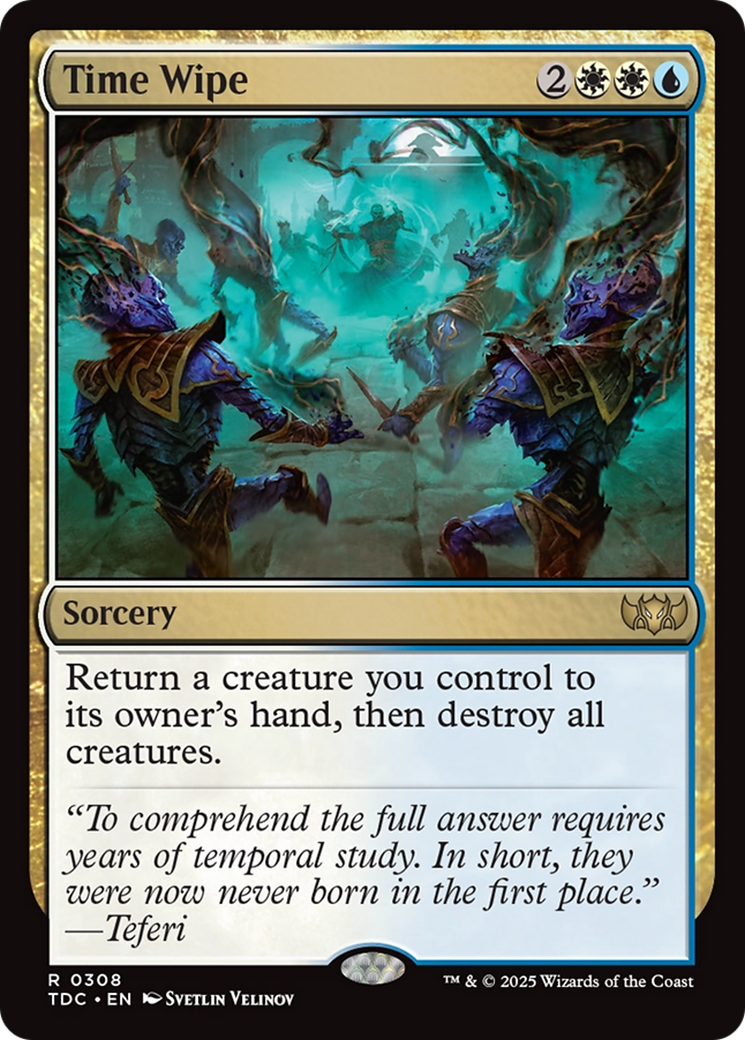 Time Wipe [Tarkir: Dragonstorm Commander] | Eastridge Sports Cards & Games