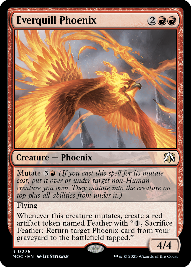 Everquill Phoenix [March of the Machine Commander] | Eastridge Sports Cards & Games