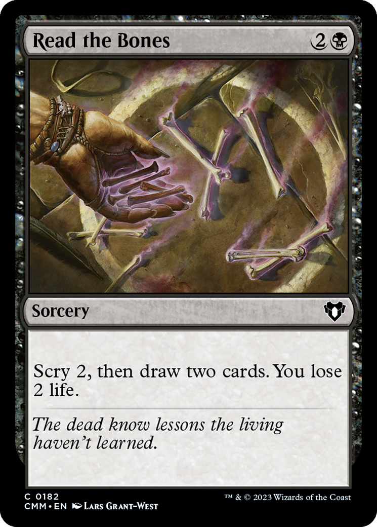 Read the Bones [Commander Masters] | Eastridge Sports Cards & Games