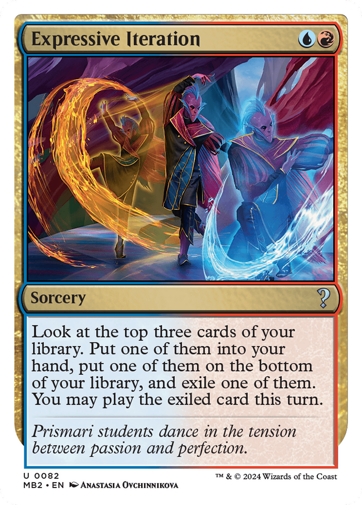 Expressive Iteration (White Border) [Mystery Booster 2] | Eastridge Sports Cards & Games