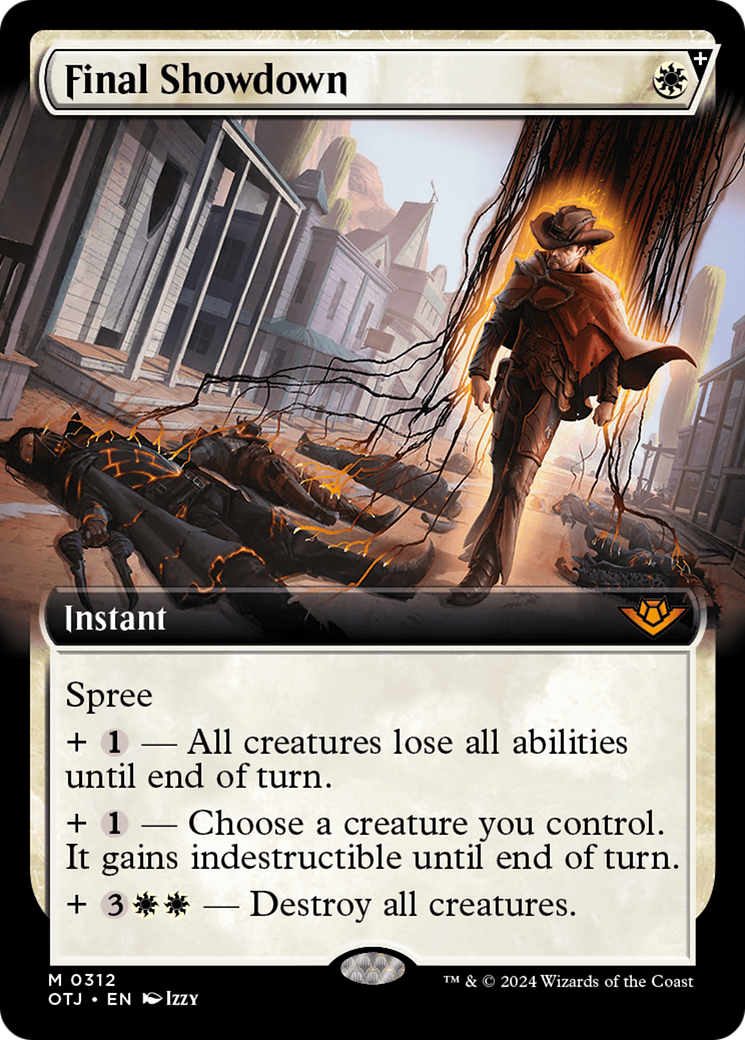Final Showdown (Extended Art) [Outlaws of Thunder Junction] | Eastridge Sports Cards & Games