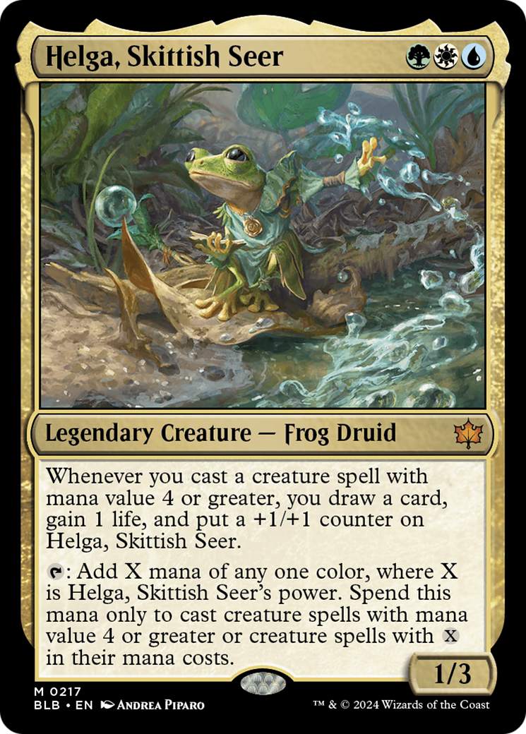 Helga, Skittish Seer [Bloomburrow] | Eastridge Sports Cards & Games