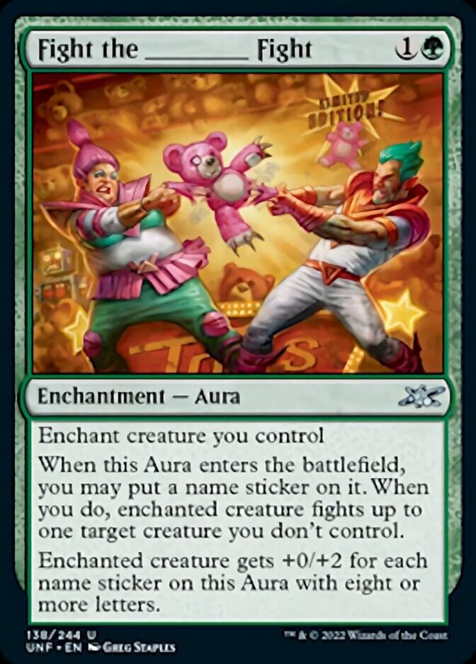 Fight the _____ Fight [Unfinity] | Eastridge Sports Cards & Games