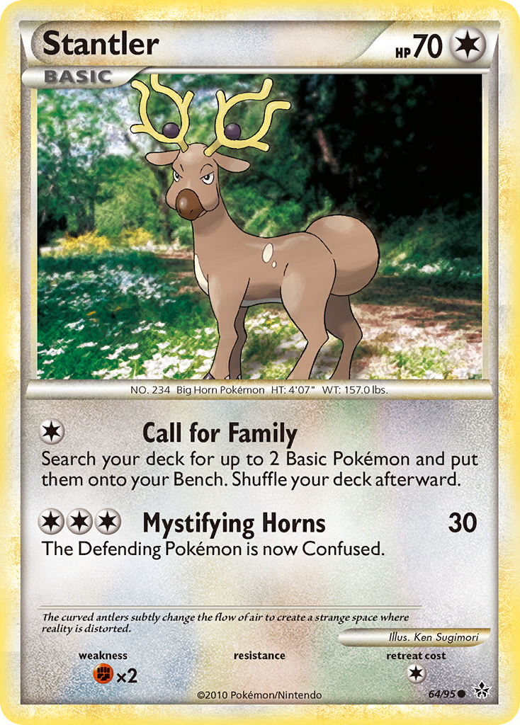 Stantler (64/95) [HeartGold & SoulSilver: Unleashed] | Eastridge Sports Cards & Games