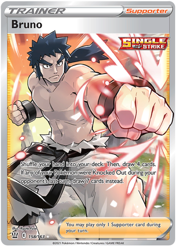 Bruno (158/163) [Sword & Shield: Battle Styles] | Eastridge Sports Cards & Games