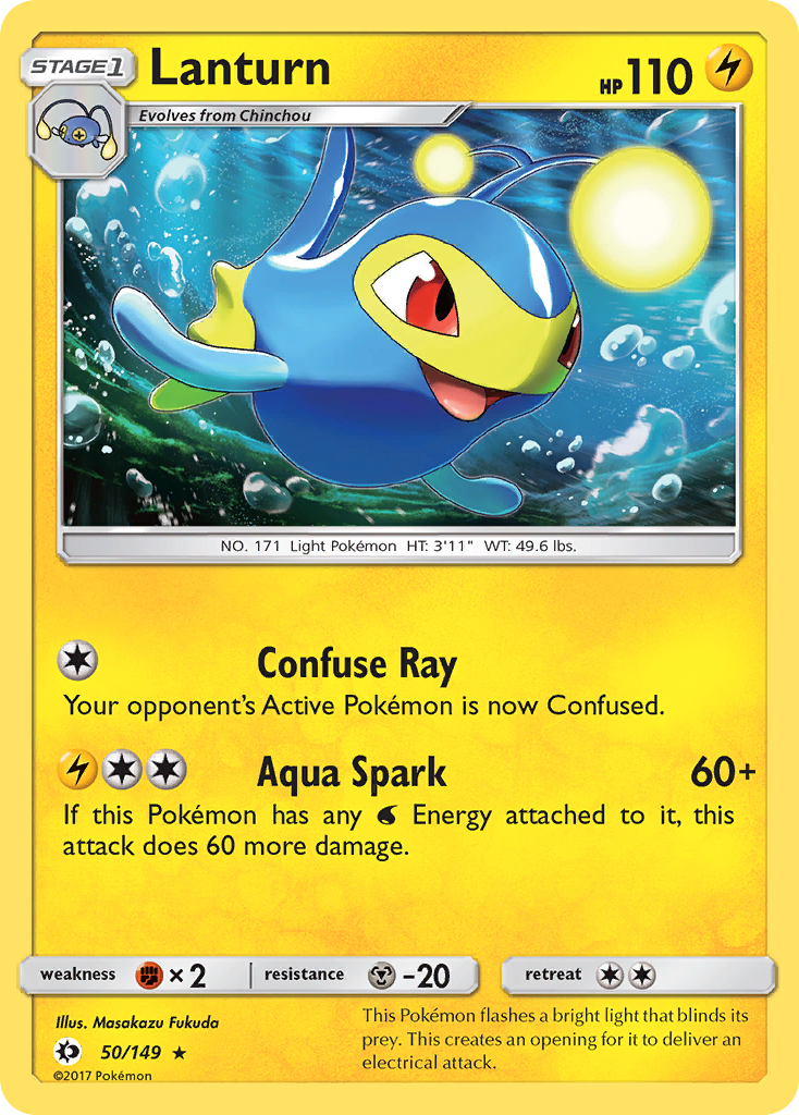 Lanturn (50/149) [Sun & Moon: Base Set] | Eastridge Sports Cards & Games