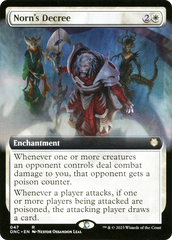 Norn's Decree (Extended Art) [Phyrexia: All Will Be One Commander] | Eastridge Sports Cards & Games