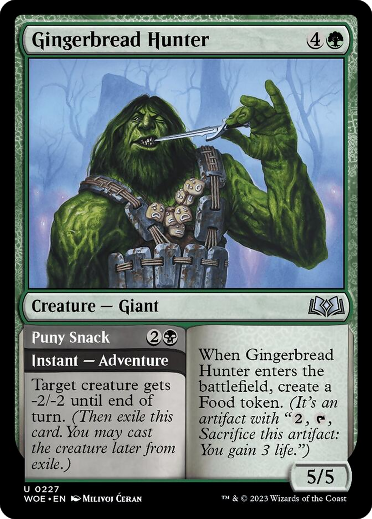 Gingerbread Hunter // Puny Snack [Wilds of Eldraine] | Eastridge Sports Cards & Games